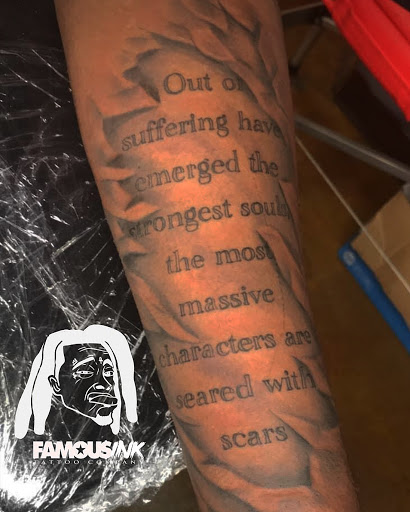 Explore science tattoo ideas, creative tattoo ideas in Hammond, available at Famous Ink, Inc.