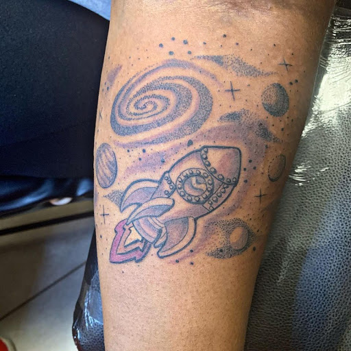 Explore sleeve mens tattoo ideas, creative tattoo ideas in Kenner, available at Tattoology