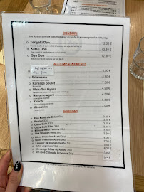 Aki Restaurant à Paris menu