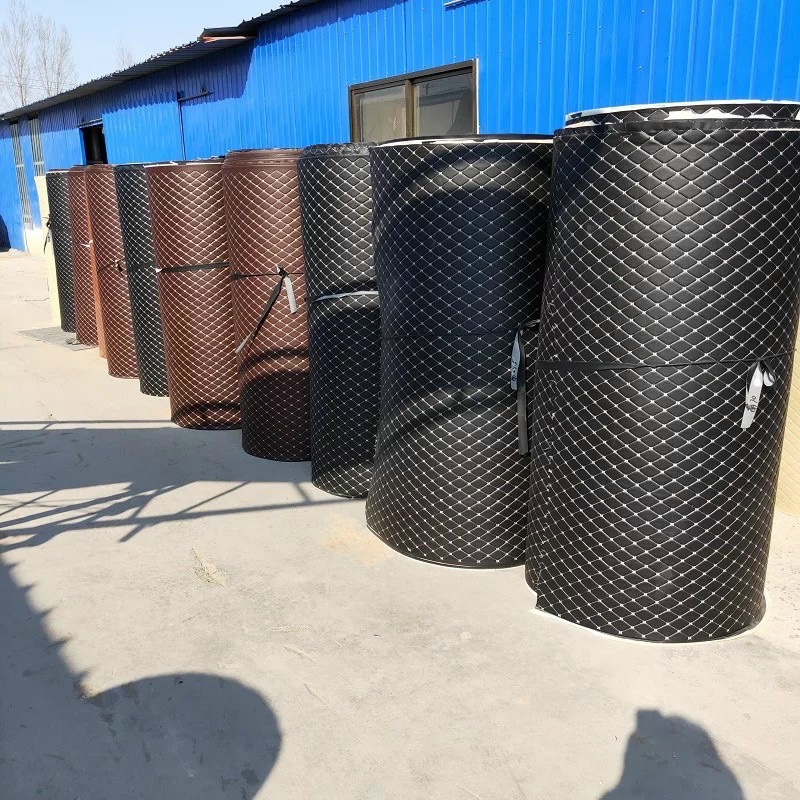 Xưởng sản xuất trần da 5D, 6D nguyên liệu may thảm lót sàn Hà Nội, Đà Nẵng