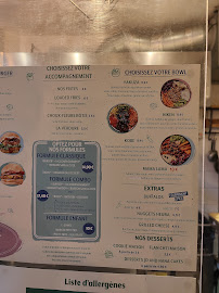 Restaurant végétalien Burger Theory - restaurant végétal à Paris (le menu)