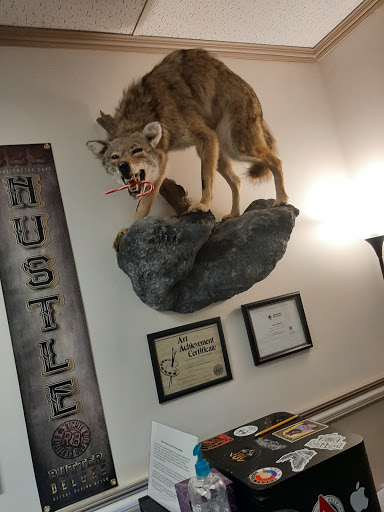 Explore 3 person tattoo ideas, creative tattoo ideas in Lakeview, available at Backwoods Tattoo Studio