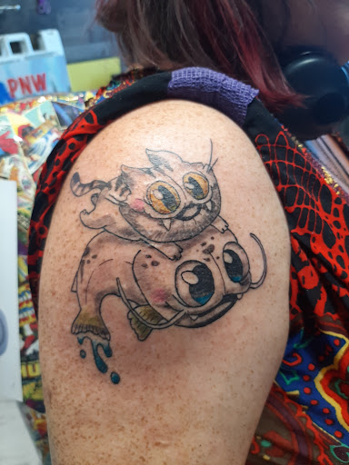 Find best friend tattoo idea for your next unique tattoo in Spokane at PNW Tattoo