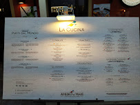 Menu du Nuevo Amedeo by Clapsy à Alassio