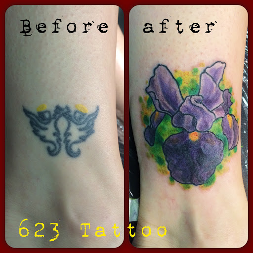 Explore face tattoo ideas for men, creative tattoo ideas in Watertown, available at 623 Tattoo