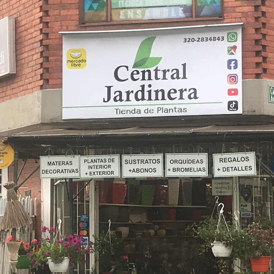 Central Jardinera Tienda de plantas interior y exterior Materas Semillas Sustratos abonos Fertilizantes Mantenimiento Soportes Bases Matera Portamaceteros Vivero Jardineros tienda Online Clases Jardinería Regalos Plantas para balcón