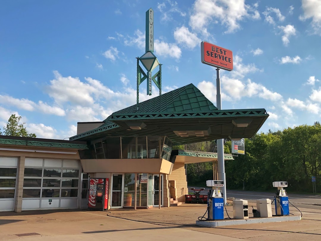 Gas station Designed By Frank Lloyd Wright