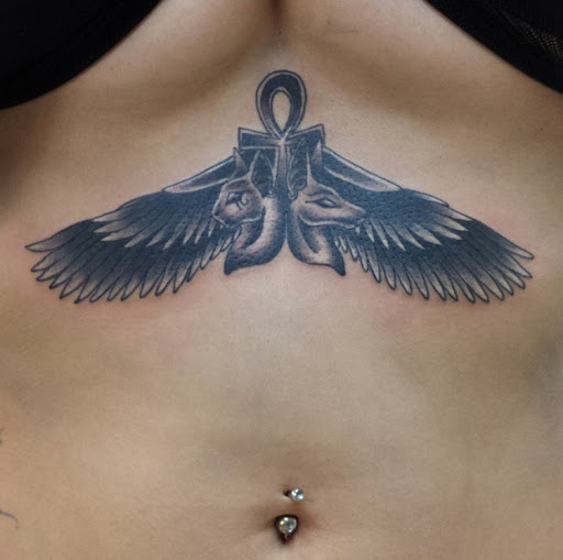 Explore greek sleeve tattoo ideas, creative tattoo ideas in San Diego, available at Sideshow Tattoo and Piercing