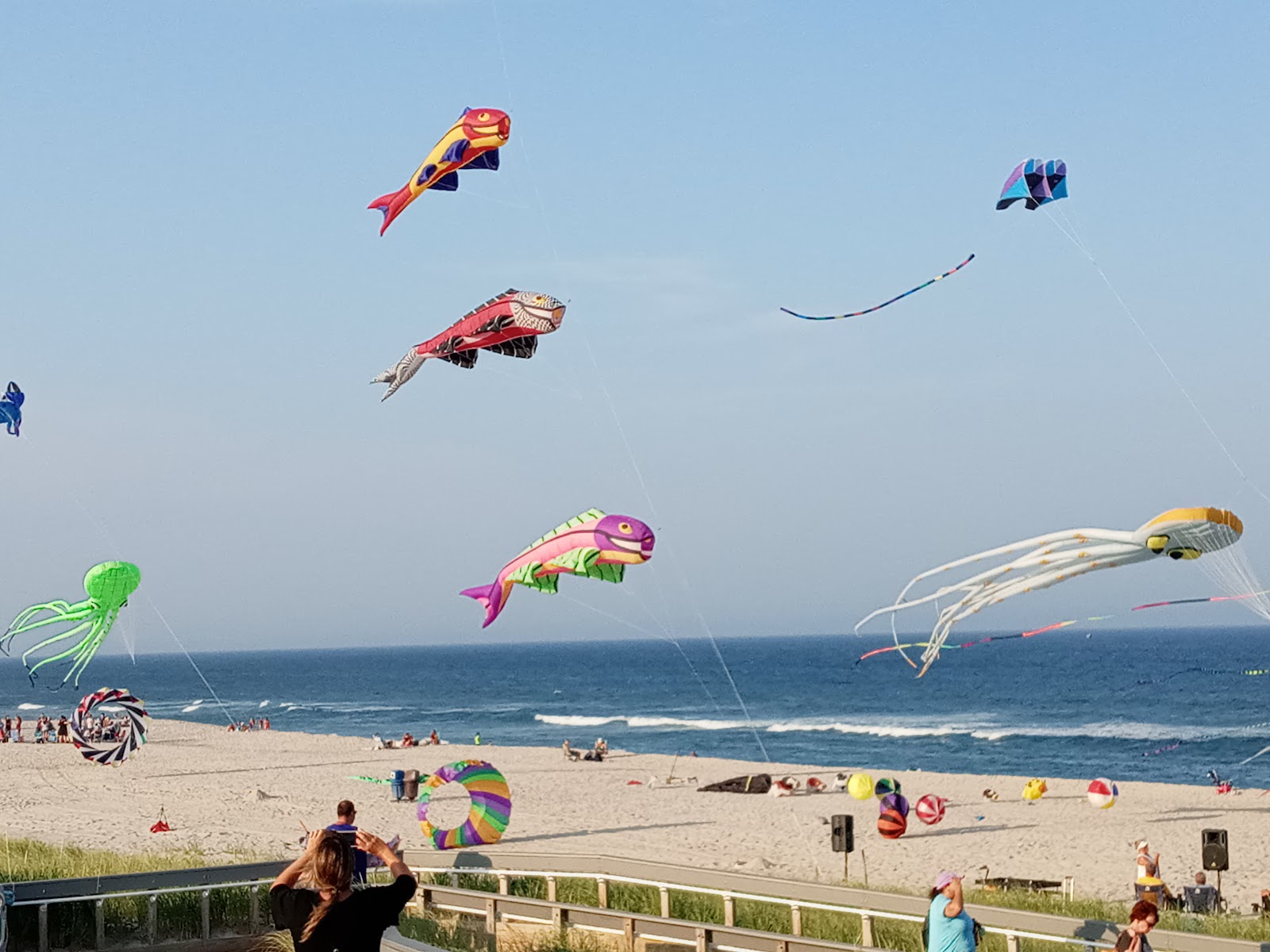 Foto van Seaside Park Beach en de nederzetting