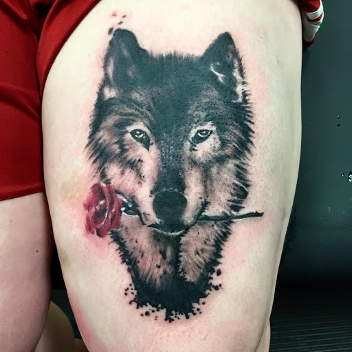 Explore linear tattoo ideas, creative tattoo ideas in Clinton, available at Ritual Custom Tattoos