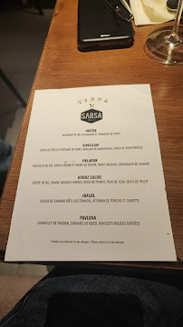 REYNA à Paris menu