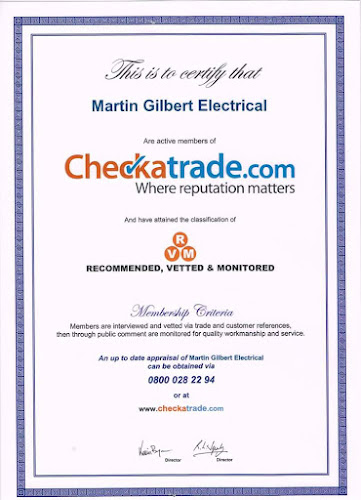 Martin C Gilbert Ltd. - Electrician