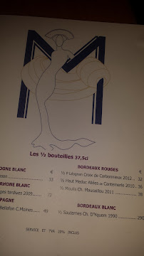 Restaurant Restaurant Marty à Paris - menu / carte