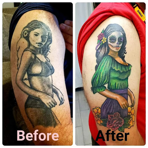 Explore cf tattoo ideas, creative tattoo ideas in Winter Haven, available at Pinkys Place Winter Haven