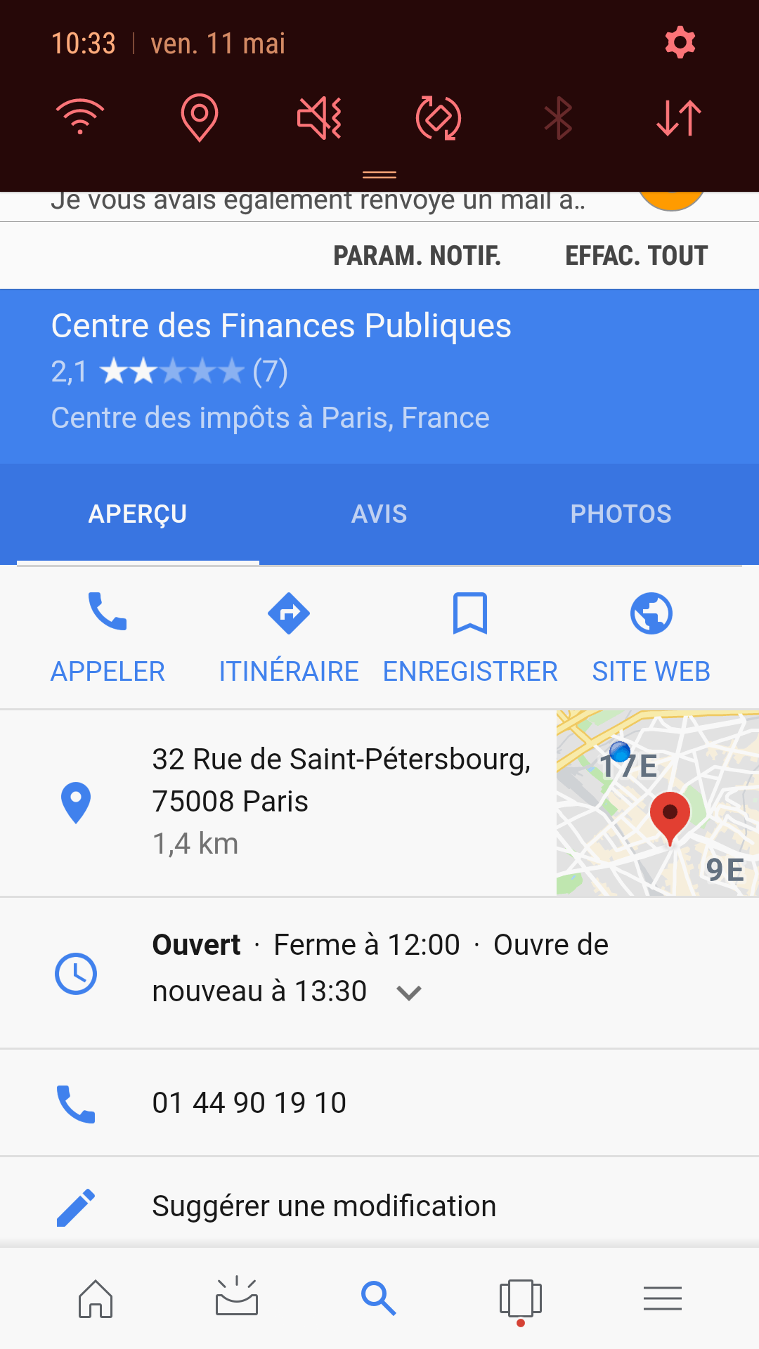 Photo n° 1 de l'avis de Marie.a fait le 11/05/2018 à 08:39