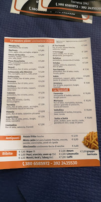 Pizzeria Dai 3 fratelli à Torretta (le menu)