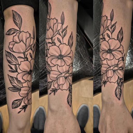 Explore barn owl tattoo ideas, creative tattoo ideas in Lewisburg, available at Rose and Dagger Tattoo