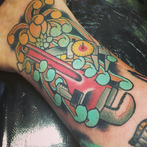 Explore new jersey tattoo ideas, creative tattoo ideas in Tallmadge, available at Killjoy tattoo