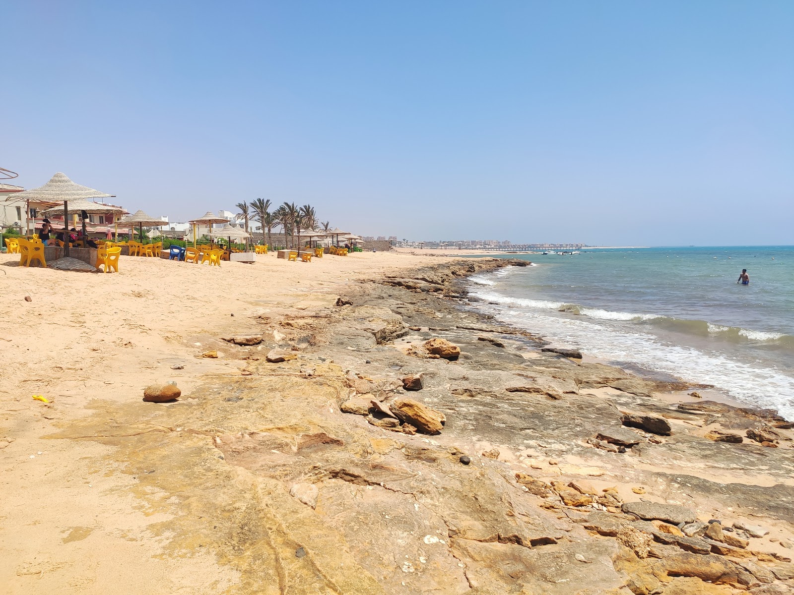 La Serena Beach的照片 带有明亮的沙子表面