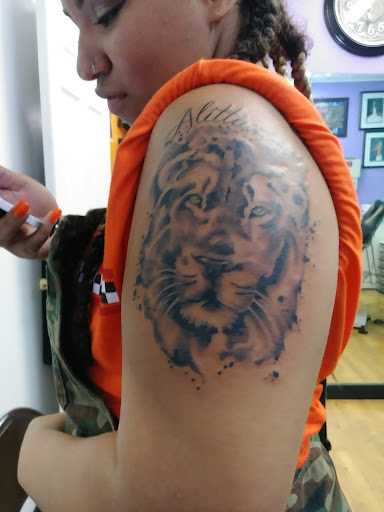 Explore black king tattoo ideas, creative tattoo ideas in Nicholasville, available at Castle of Color