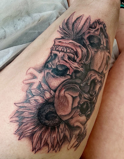 Explore memorial tattoo sleeve ideas, creative tattoo ideas in La Crosse, available at Eldar Studio