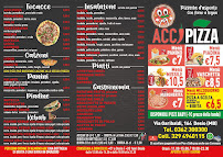 Carte du Acci Pizza à Desio