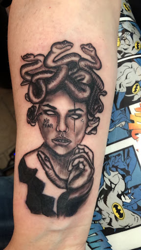 Explore my brother's keeper tattoo ideas, creative tattoo ideas in Gadsden, available at Savage City Ink LLC
