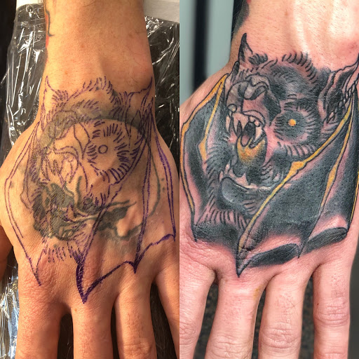Explore mom and daughter tattoo ideas, creative tattoo ideas in Barberton, available at Magic City Tattoo Company