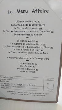 Restaurant français Le Coq Rouge à Saint-Genis-Pouilly (le menu)
