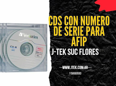 J-TEK SUC FLORES. CDS CON NUMERO DE SERIE