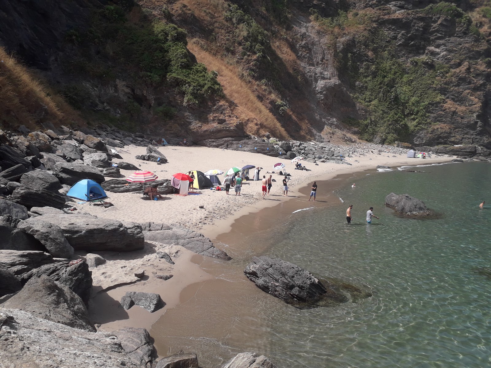 Fotografie cu Plage Remila cu o suprafață de nisip beige