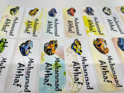 Disee2 Jual label nama Waterproof | Dropship Katalog Sticker Karakter Anak | Custom Ulang Tahun