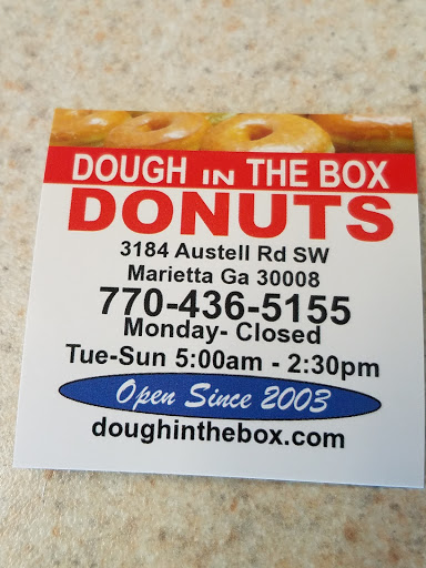 Donut Shop «Dough In The Box», reviews and photos, 3184 Austell Rd SW, Marietta, GA 30008, USA