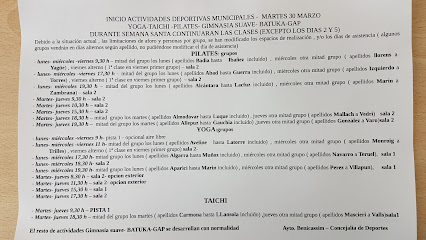 Polideportivo Municipal Benicasim - Carrer Torre Sant Vicent, 43, 12560 Benicàssim, Castelló, Spain