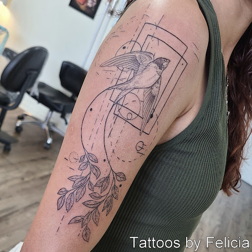 Explore tortoise tattoo ideas, creative tattoo ideas in Fort Myers, available at Tiger Lotus Tattoo and Piercing