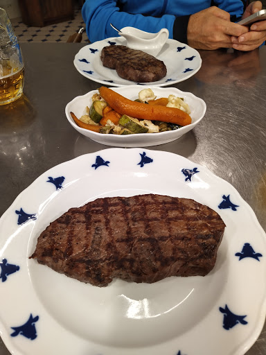 Beef steaks in Prague