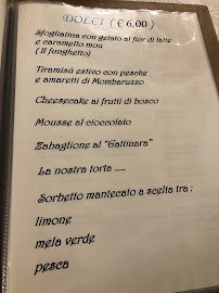 Menu / carte de Ristorante Locanda Villa Cavalleri à Gattinara