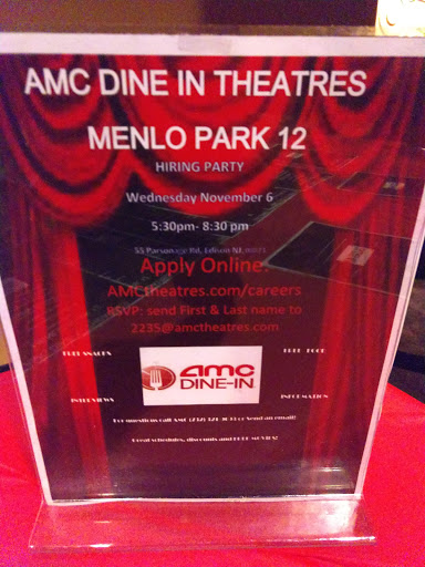 Movie Theater «AMC DINE-IN Menlo Park 12», reviews and photos, 55 Parsonage Rd #390, Edison, NJ 08837, USA