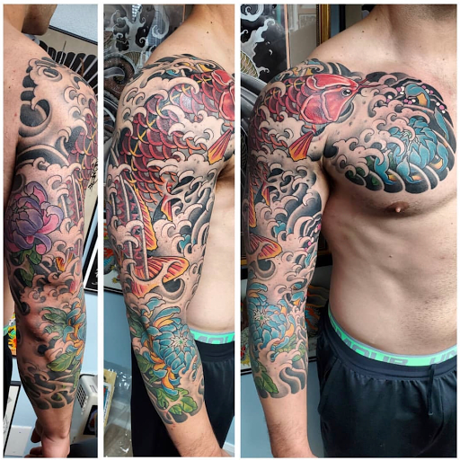 Explore archangel michael tattoo ideas, creative tattoo ideas in Virginia Beach, available at Studio Evolve