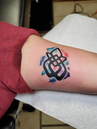 Explore mens leg tattoo ideas, creative tattoo ideas in Stamford, available at KE Tattoo Studio