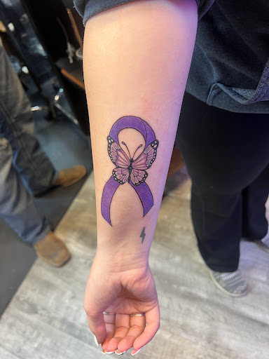 Explore sleeve filler tattoo ideas, creative tattoo ideas in Linn Creek, available at Hillard Skillard Tattoos, LLC.