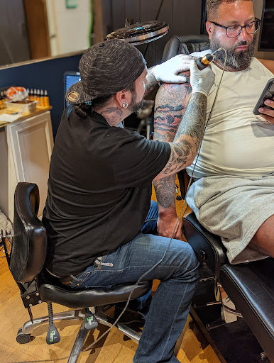 Explore anklet tattoo ideas, creative tattoo ideas in Webster, available at The Modified Collective