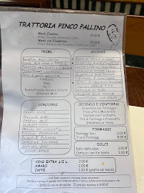 Menu du Trattoria Pinco Pallino - Dove Mangiare A Careggi à Florence