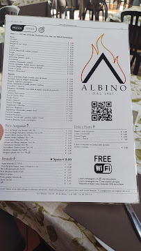 Restaurant Ristorante Albino à Rome (la carte)
