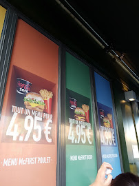 Carte du McDonald's Porte de Vincennes à Paris