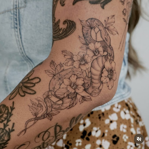 Explore butterfly and flower tattoo ideas, creative tattoo ideas in Honolulu, available at Kapwa Tattoo Studio