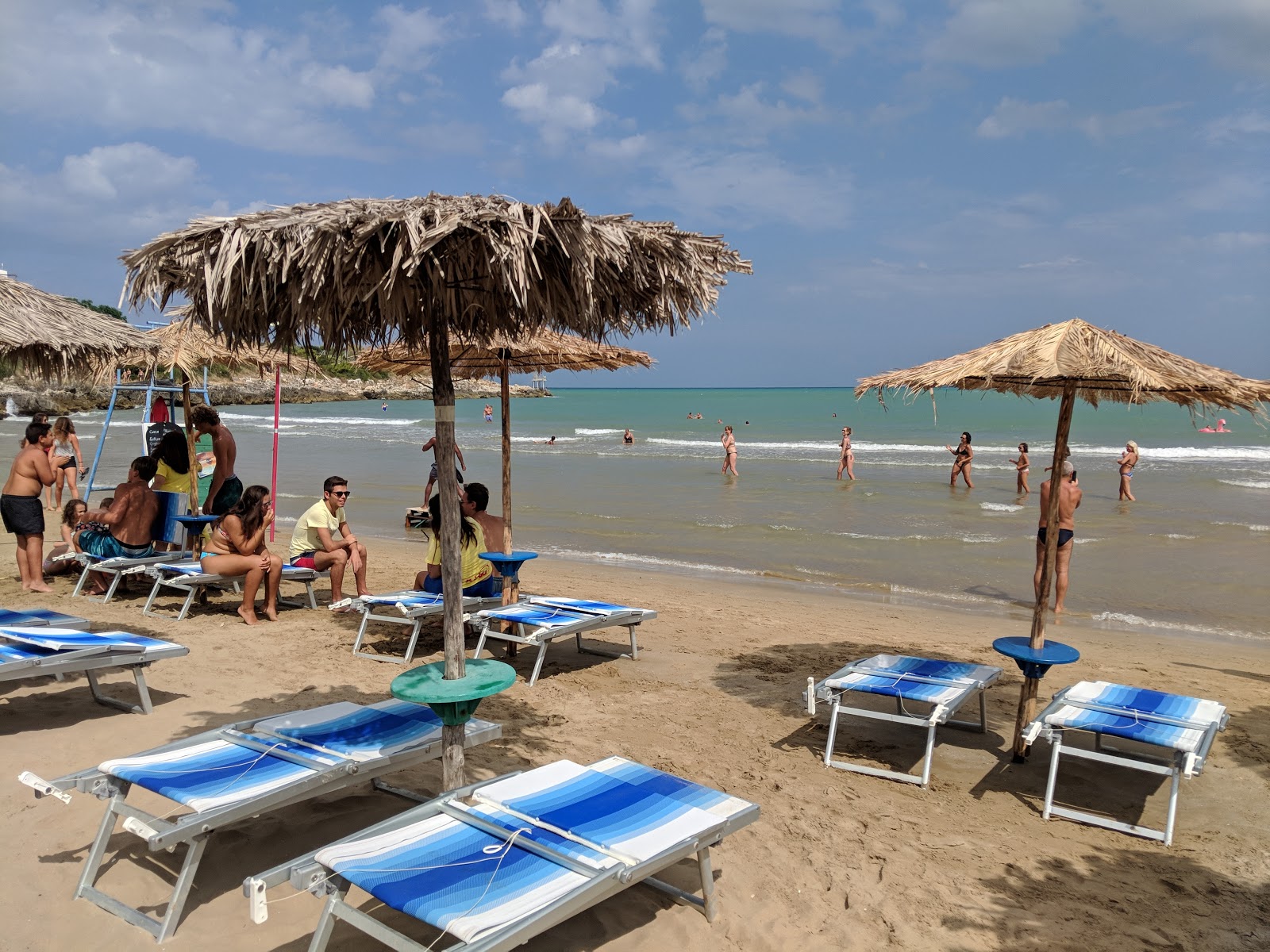 Spiaggia di San Nicola'in fotoğrafı plaj tatil beldesi alanı