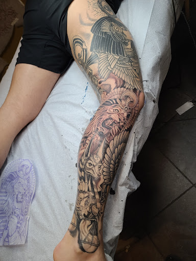 Explore anxiety mental health tattoo ideas, creative tattoo ideas in Charleston, available at Broken Lantern Tattoo