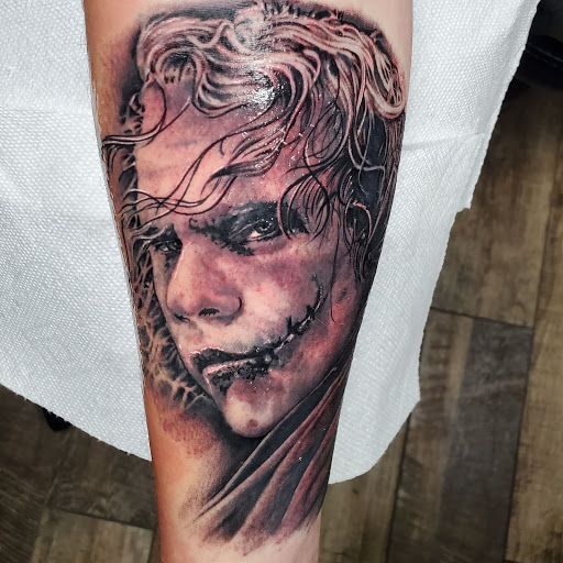 Explore sheet music tattoo ideas, creative tattoo ideas in Burlington, available at Mr Tattoos & Piercing