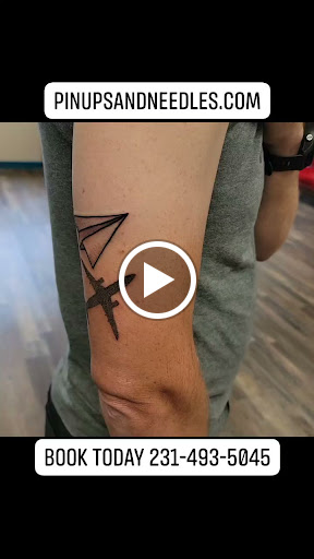 Explore cover up ideas for big tattoos, creative tattoo ideas in Traverse City, available at Pinups & Needles